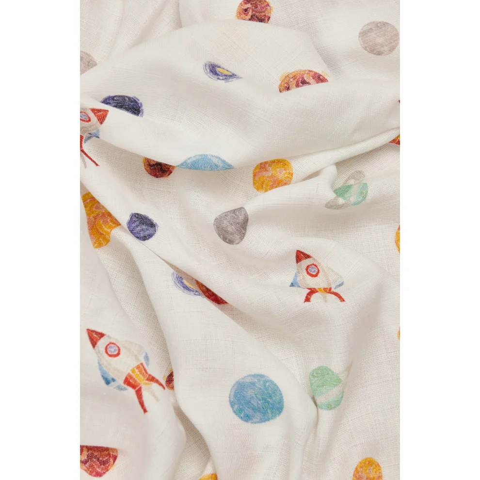 Casadora Baby - Space Planet 3- Piece Muslin Set