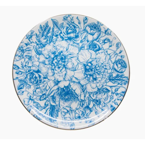Mİ Su Deco - Floral Patterned Plate