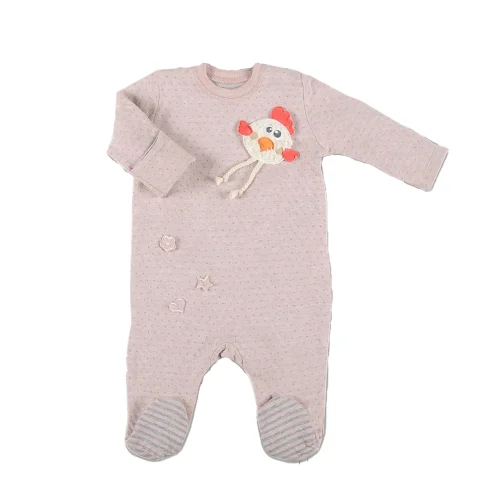 OrganicEra - Organic Footed Sleepsuit With Applique