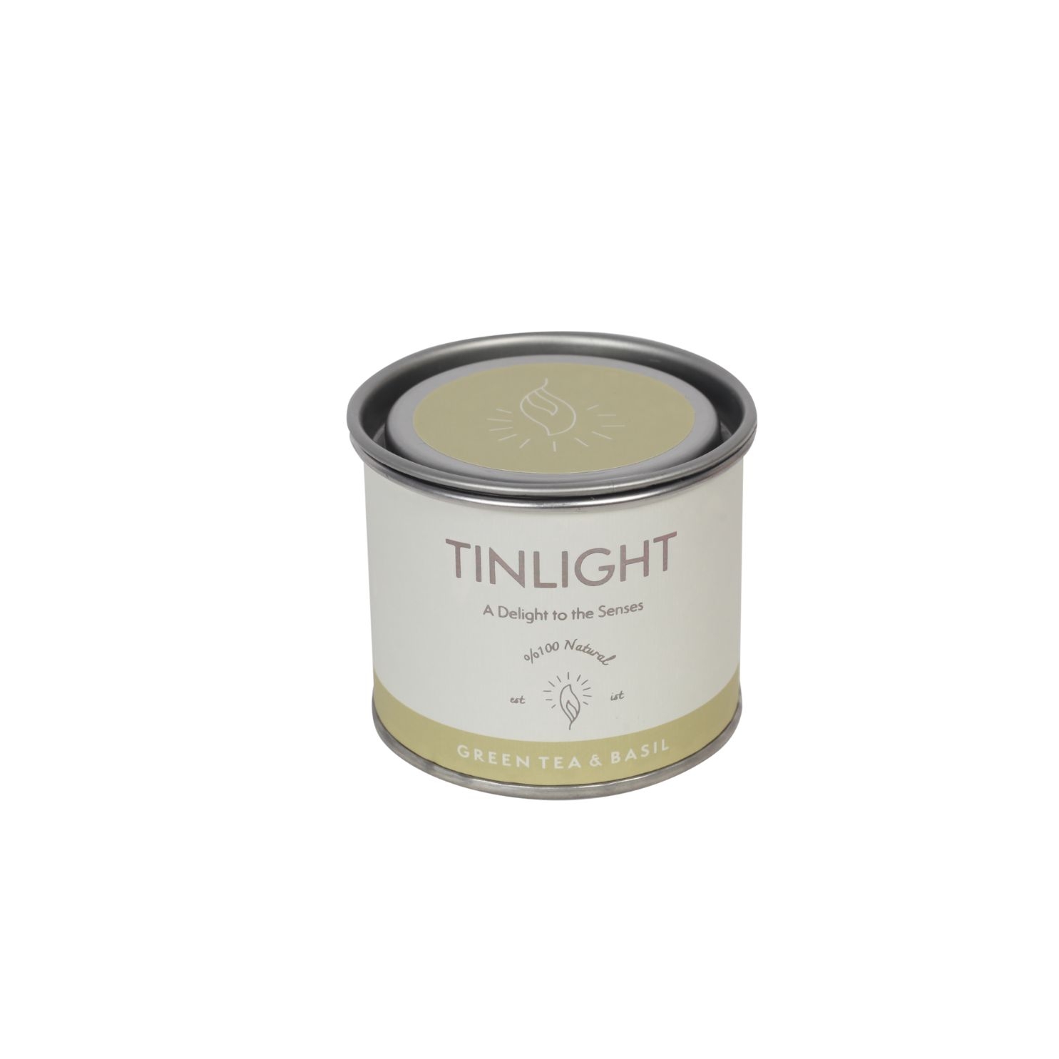 Green Tea & Basil Candle 170gr