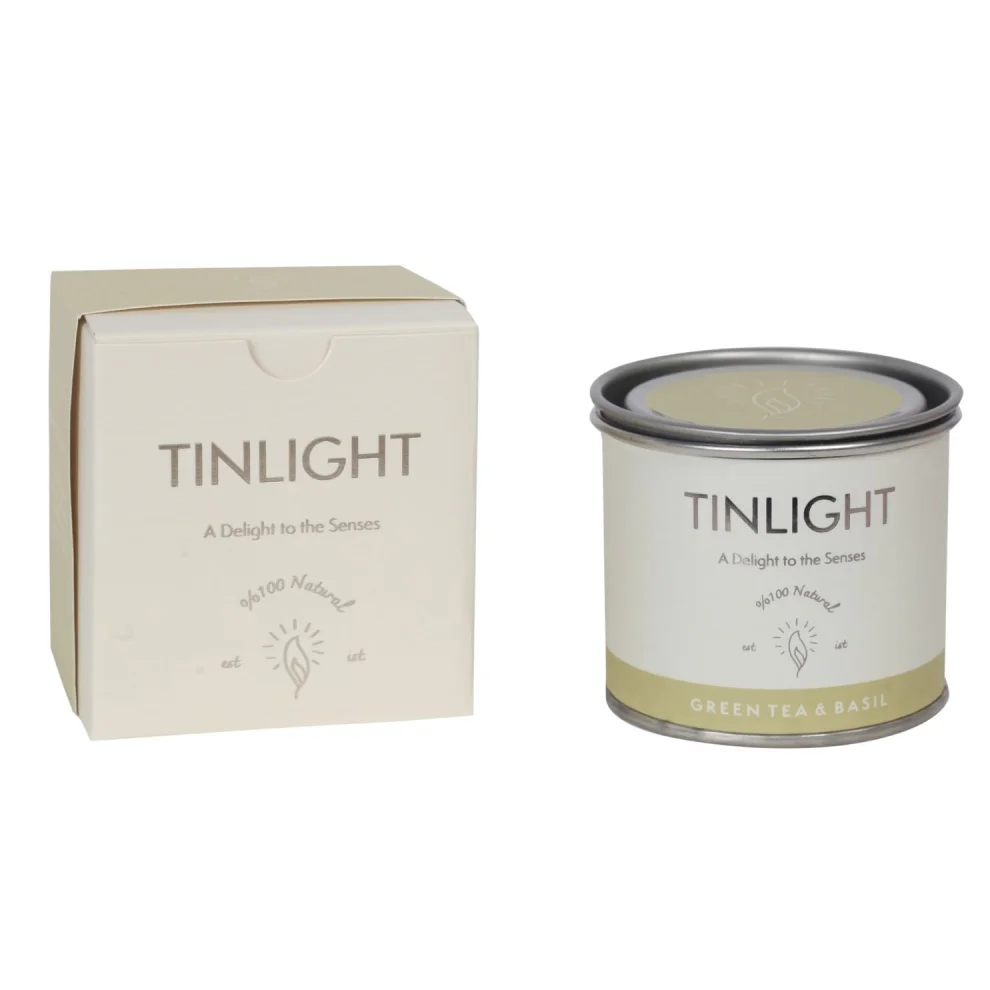 Tinlight - Green Tea & Basil Candle 170gr