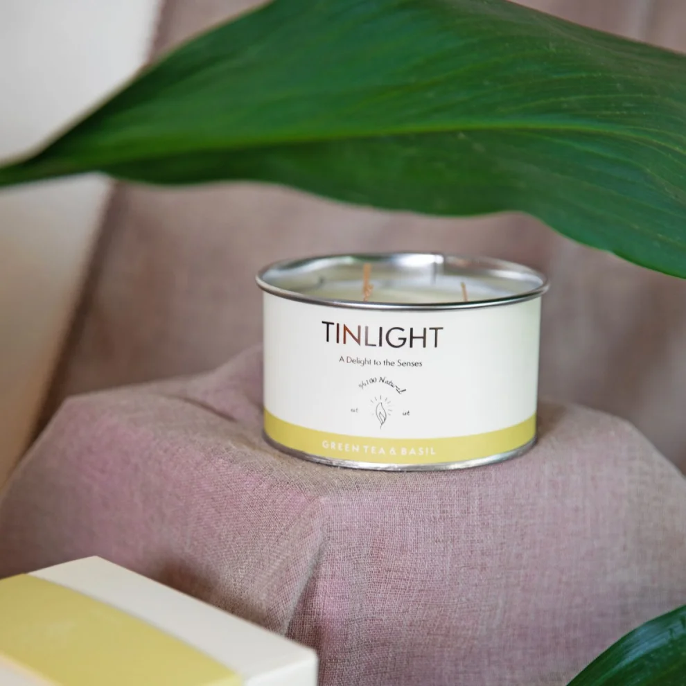 Tinlight - Green Tea& Basil Mum 340gr