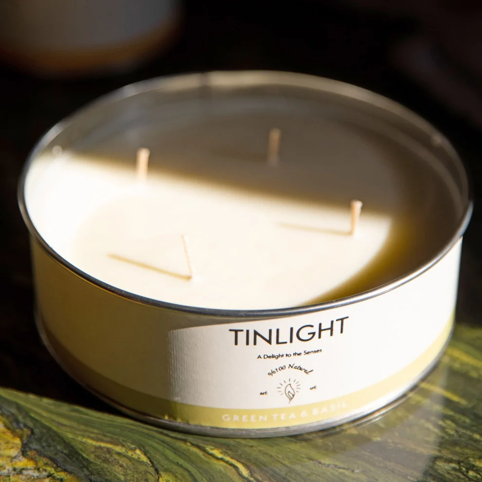 Tinlight - Green Tea& Basil Candle 680gr