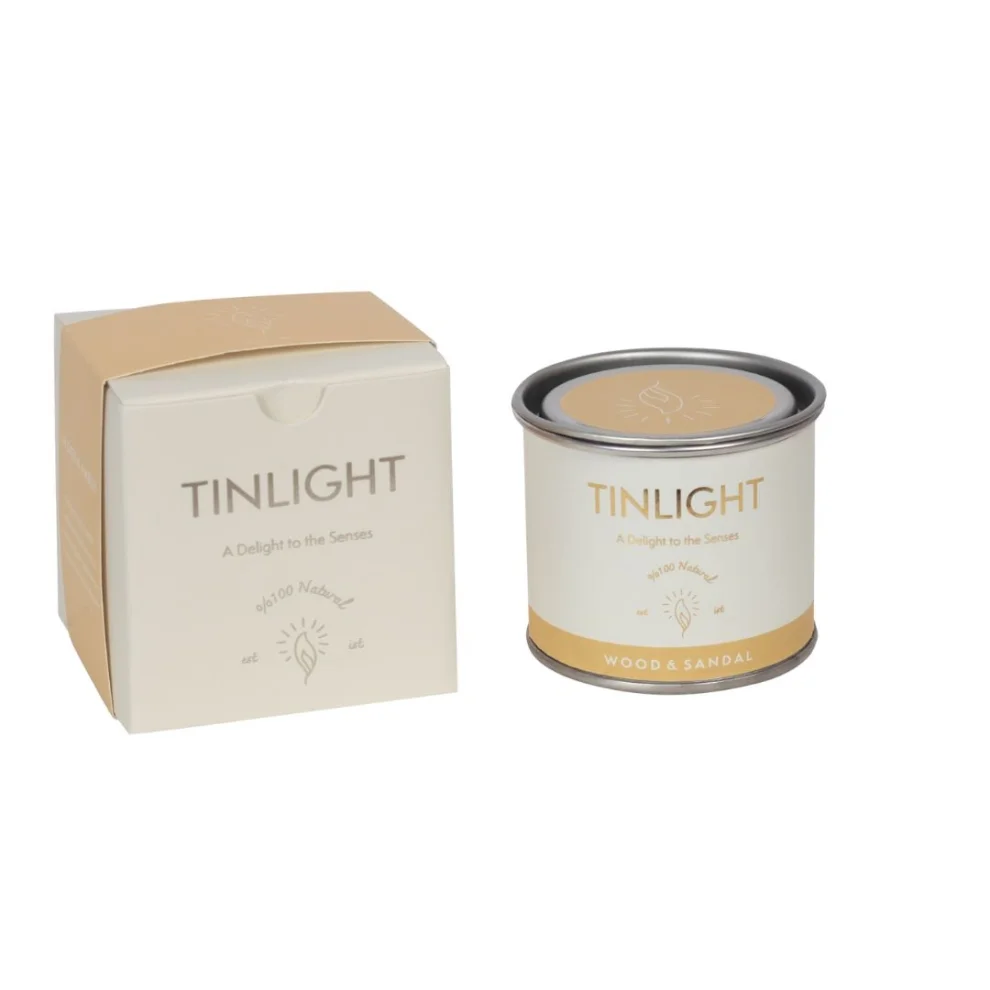 Tinlight - Wood& Sandal Candle 170gr