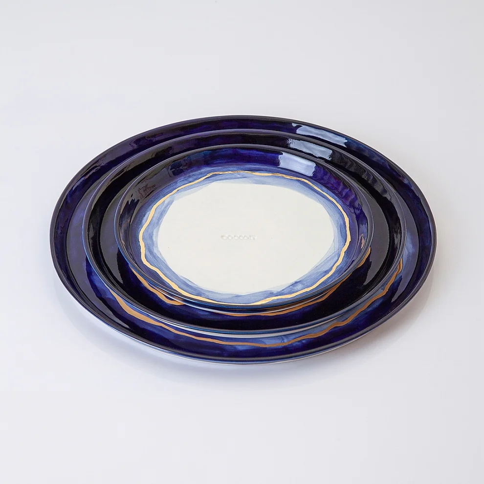 Cocoon Ceramic - Wave Dinner Plate