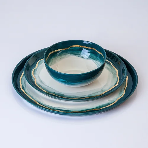 Cocoon Ceramic - Wave Dinner Plate