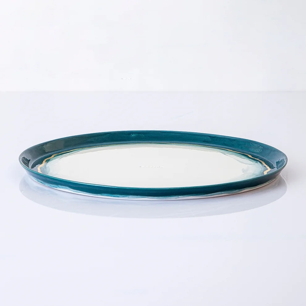 Cocoon Ceramic - Wave Dinner Plate