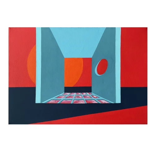 Belgin Özgör Art - Pencereli Tablo