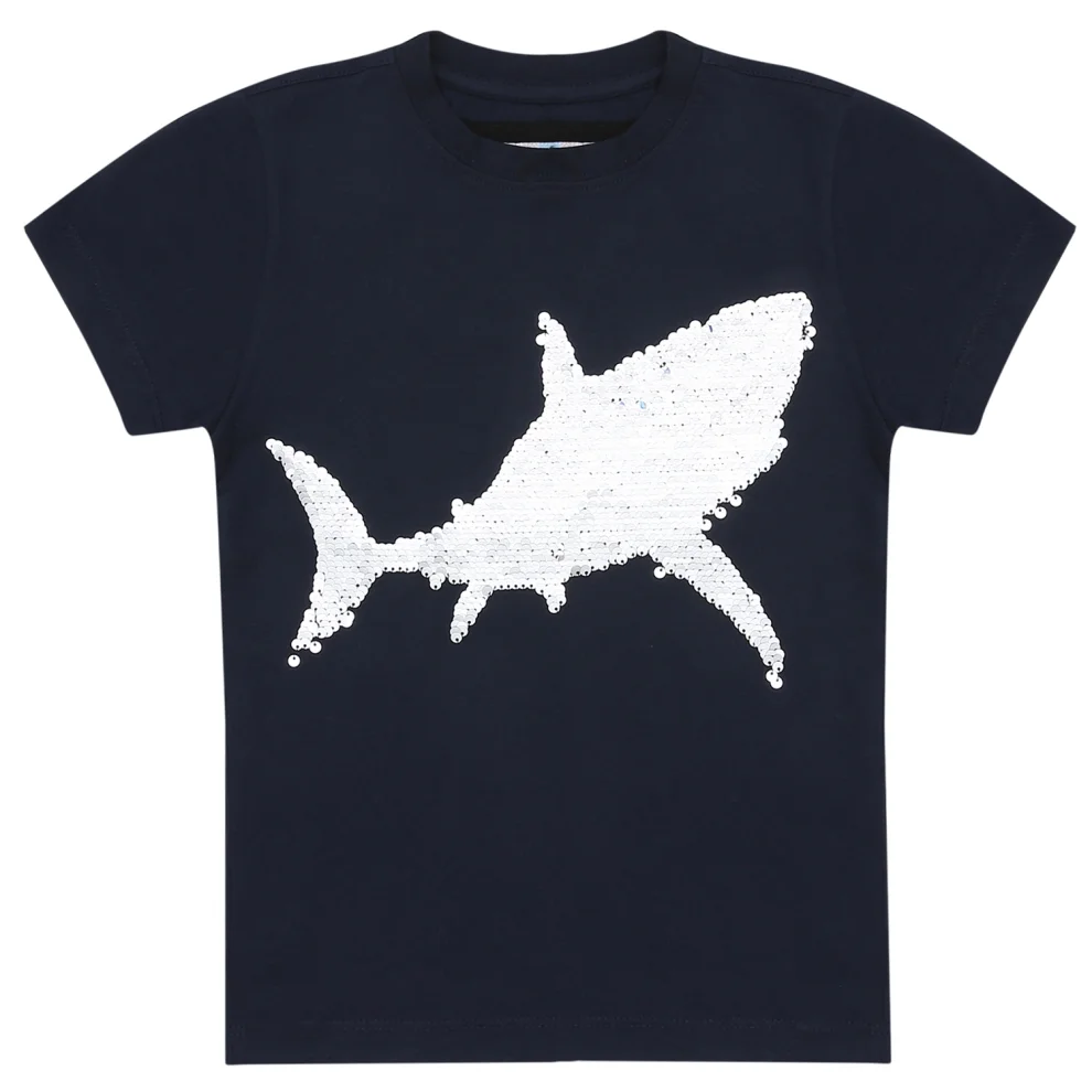My Cutie Pie - Sequin Shark T-shirt