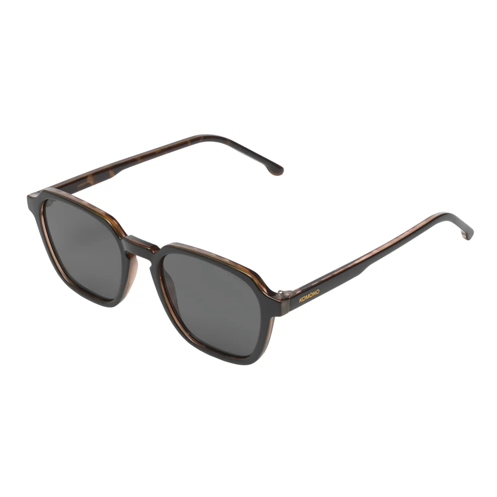 Komono - Matty Black Tortoise Unisex Sunglasses