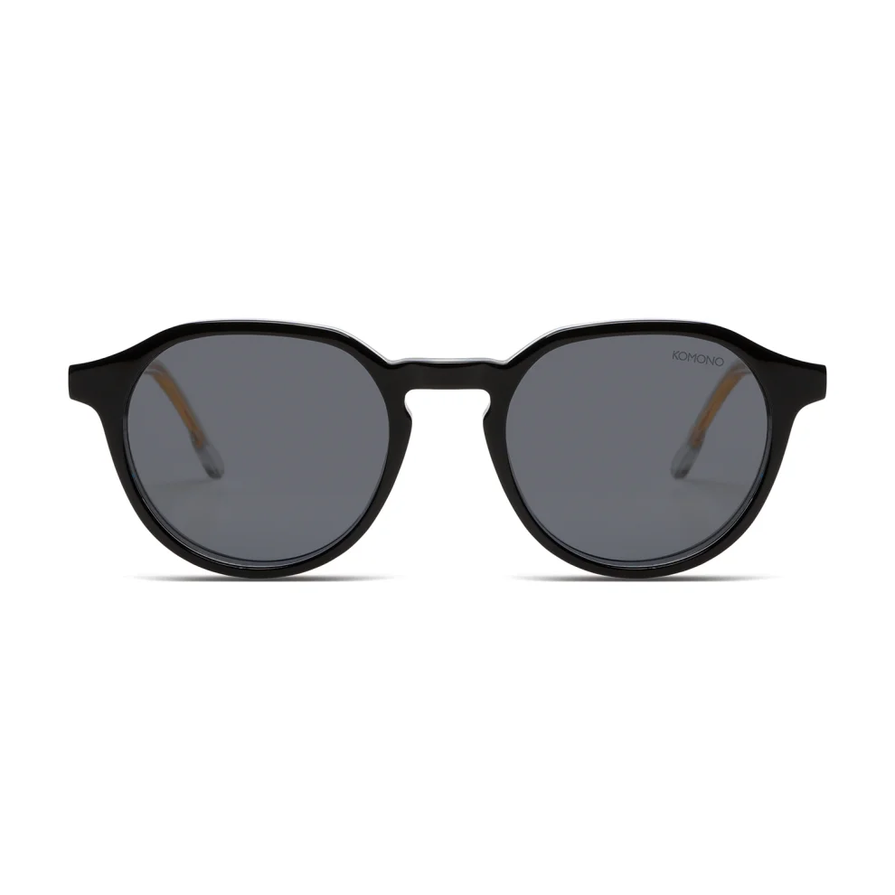 Komono Nigel Black Clear Unisex Sunglasses hipicon