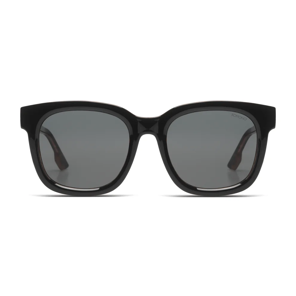 Komono - Sienna Black Tortoise Unisex Sunglasses