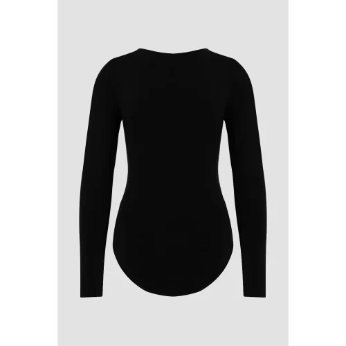 Maan İstanbul - Long Sleeve Snap Fastener Bodysuit