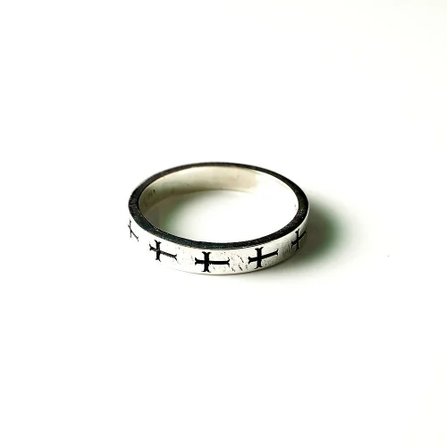 TwoGrazia - Cross Detail Vintage Ring