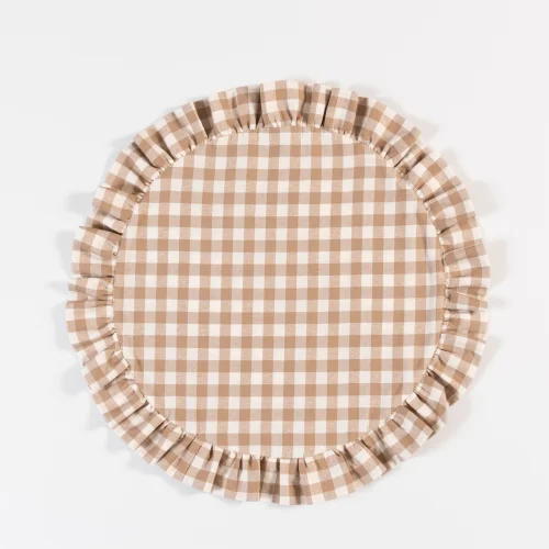 Figs in Nest - Double Hanzade Frilly Place Mat