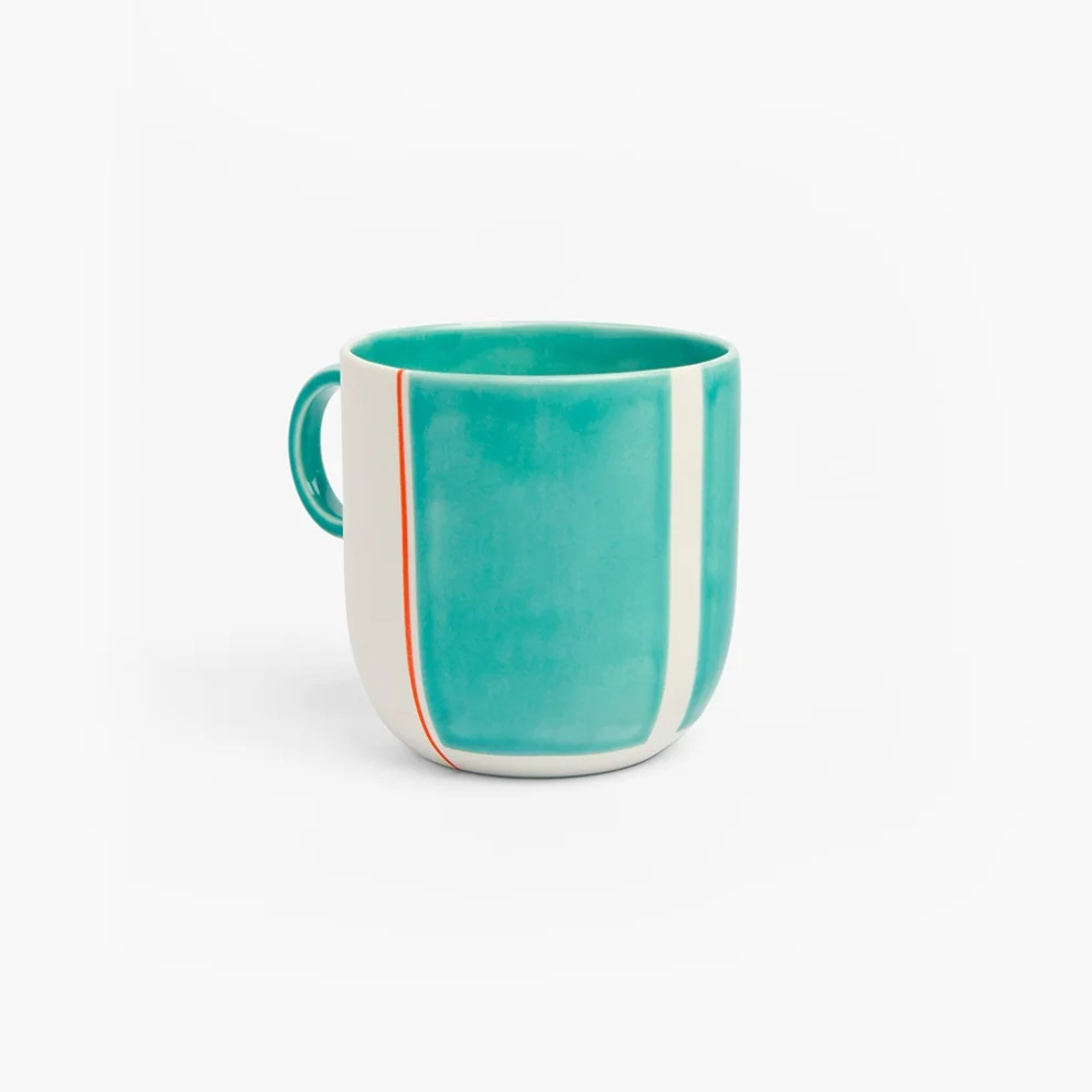 Yasemin Uğurlu Clay Works - Aria Linie / Jade Porcelain Mug