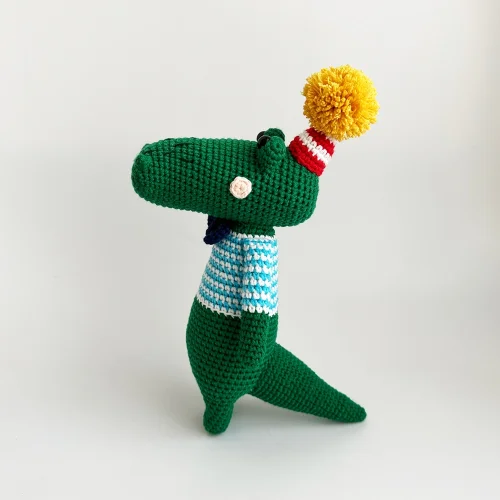 Symsad Crochet - Rene Yacare Oyuncak Timsah