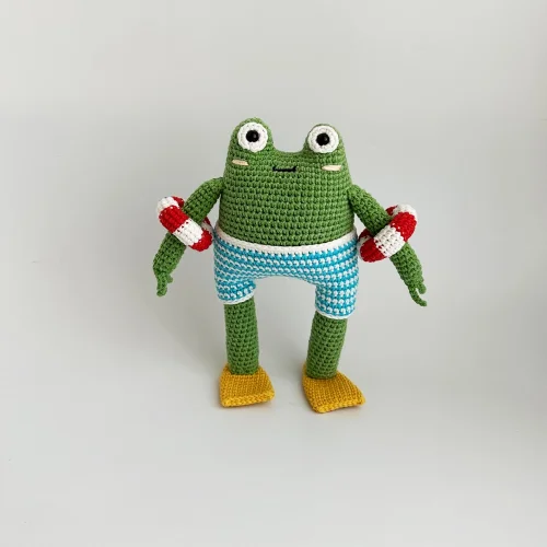 Symsad Crochet - Victor Toy Frog