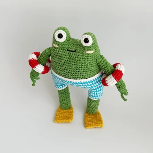Symsad Crochet - Victor Toy Frog