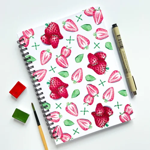Atelier Dma - Strawberry A5 Spiral Notebook