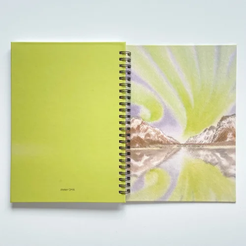 Atelier Dma - Northern Lights A5 Spiral Notebook