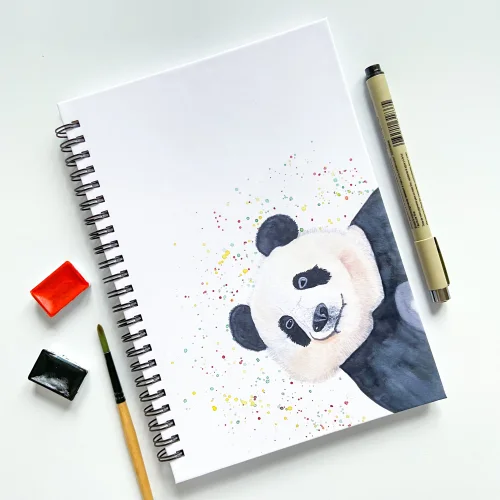 Atelier Dma - Panda A5 Spiral Notebook