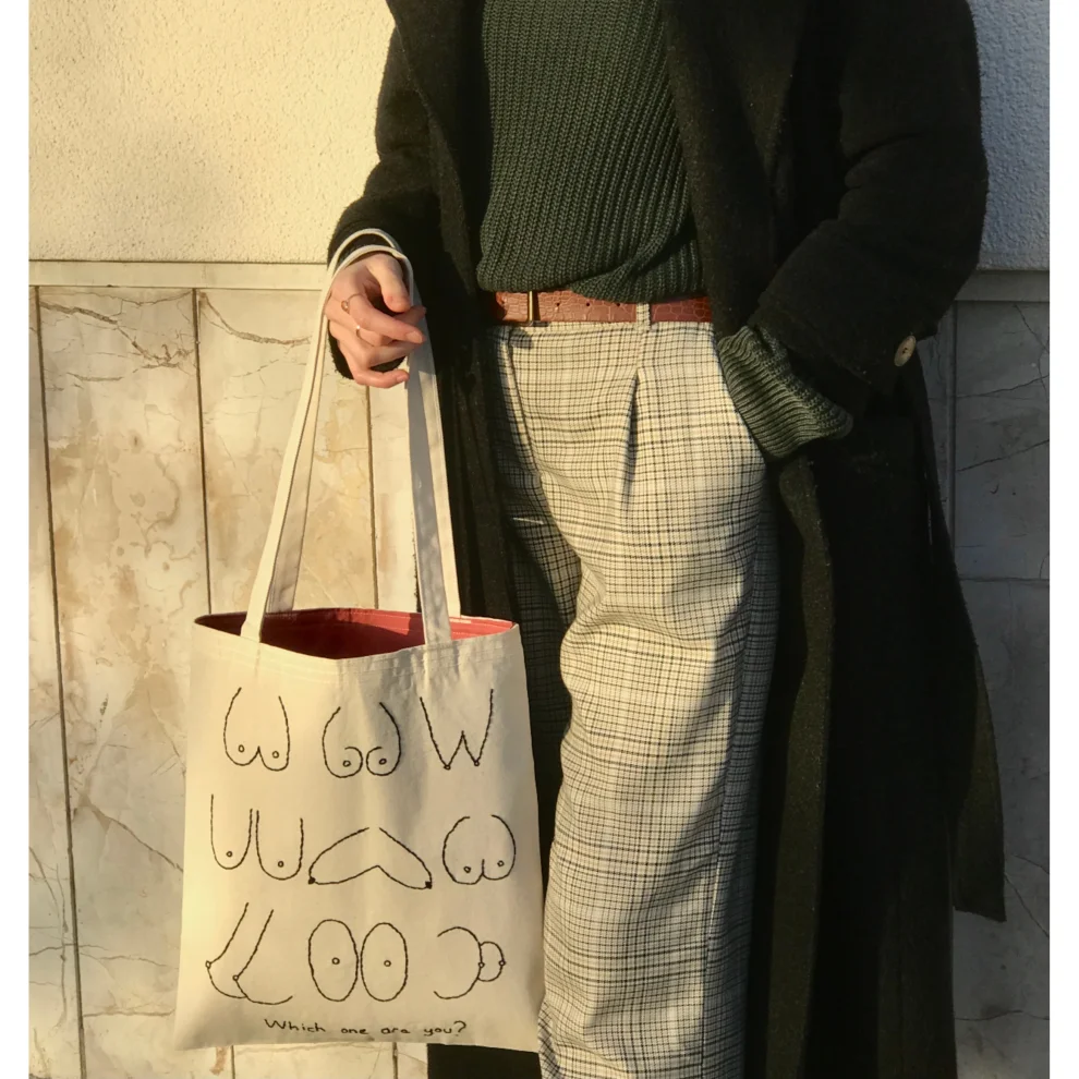 Bael İstanbul - Boobies Tote Bag