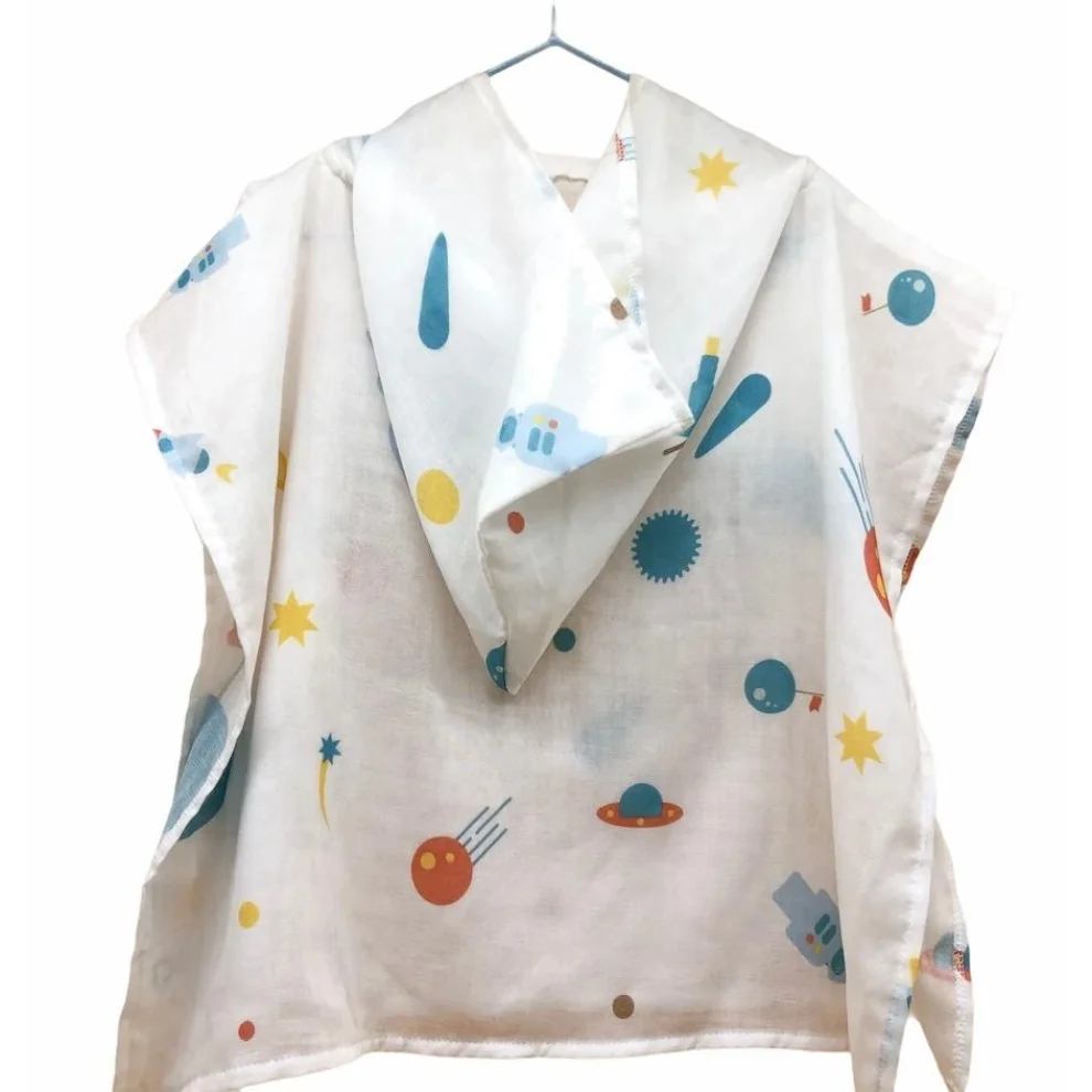 Happy Folks - Lost In Space Organic Poncho