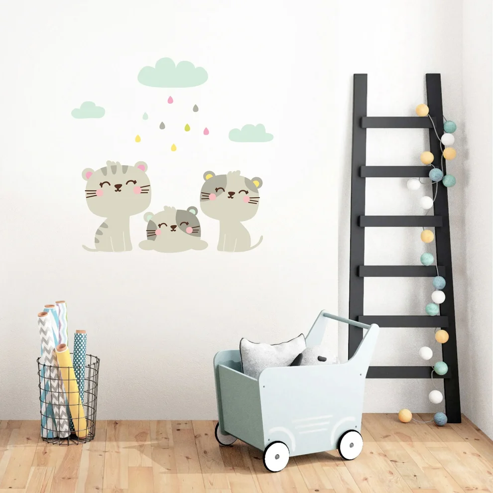 Jüppo - Kitty Kats Wall Sticker