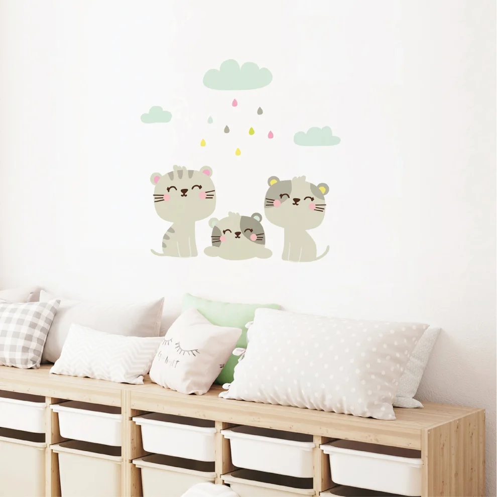 Jüppo - Kitty Kats Wall Sticker