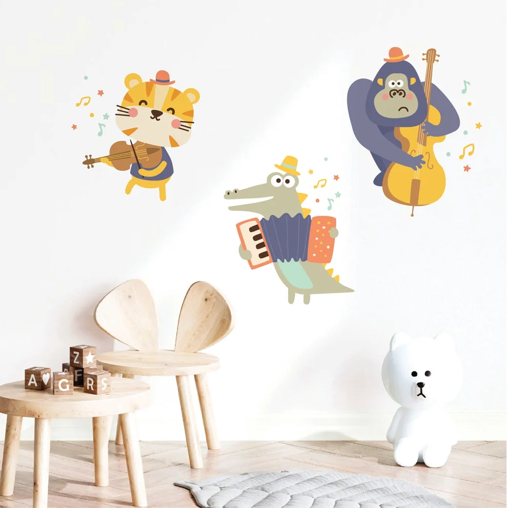 Jüppo - Joyful Buskers Wall Sticker