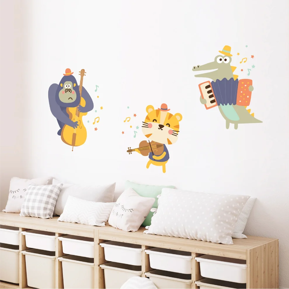 Jüppo - Joyful Buskers Wall Sticker