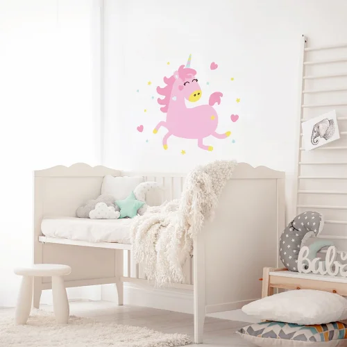 Jüppo - Flying Pink Unicorn Wall Sticker