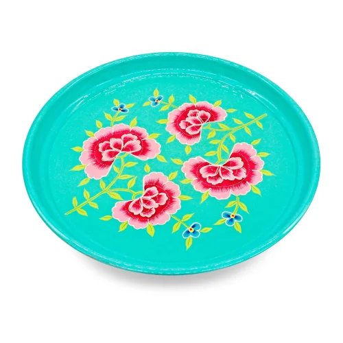 3rd Culture - Floral Round Tray