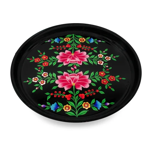 3rd Culture - Lotus Round Tray