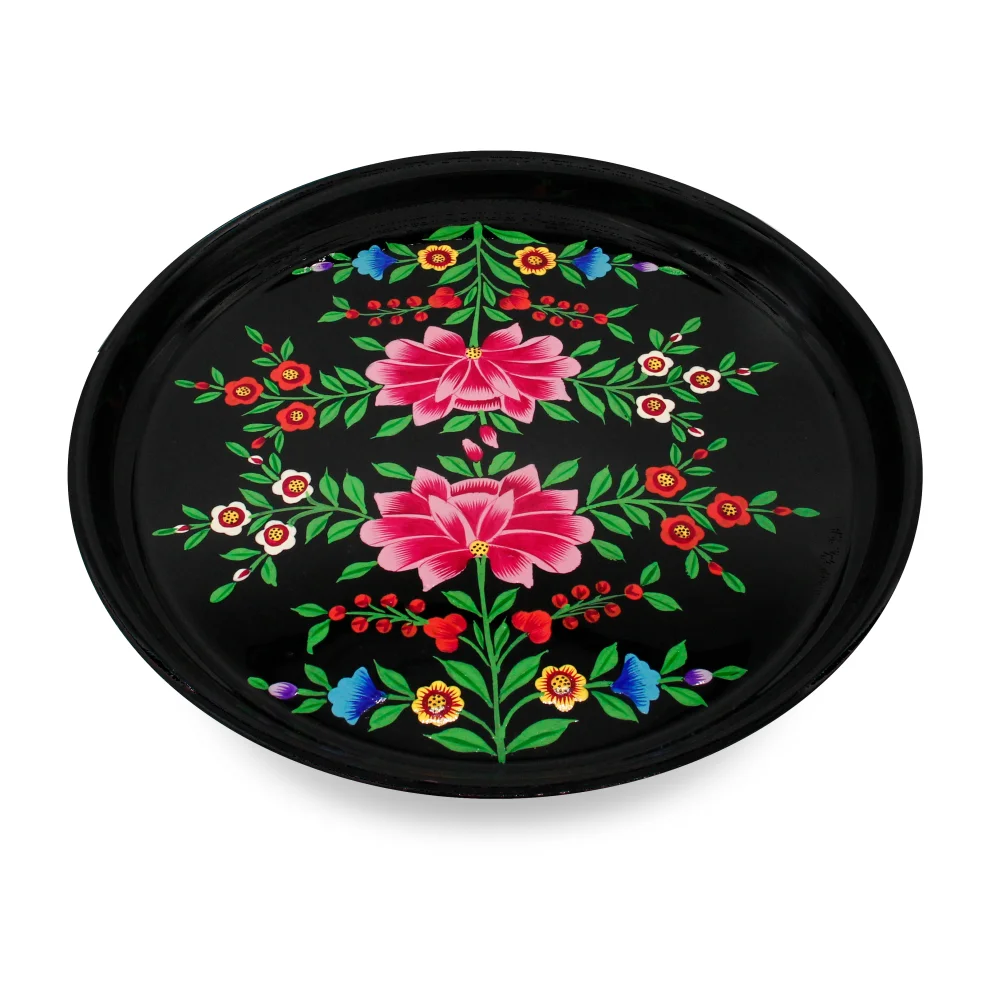 3rd Culture - Lotus Round Tray