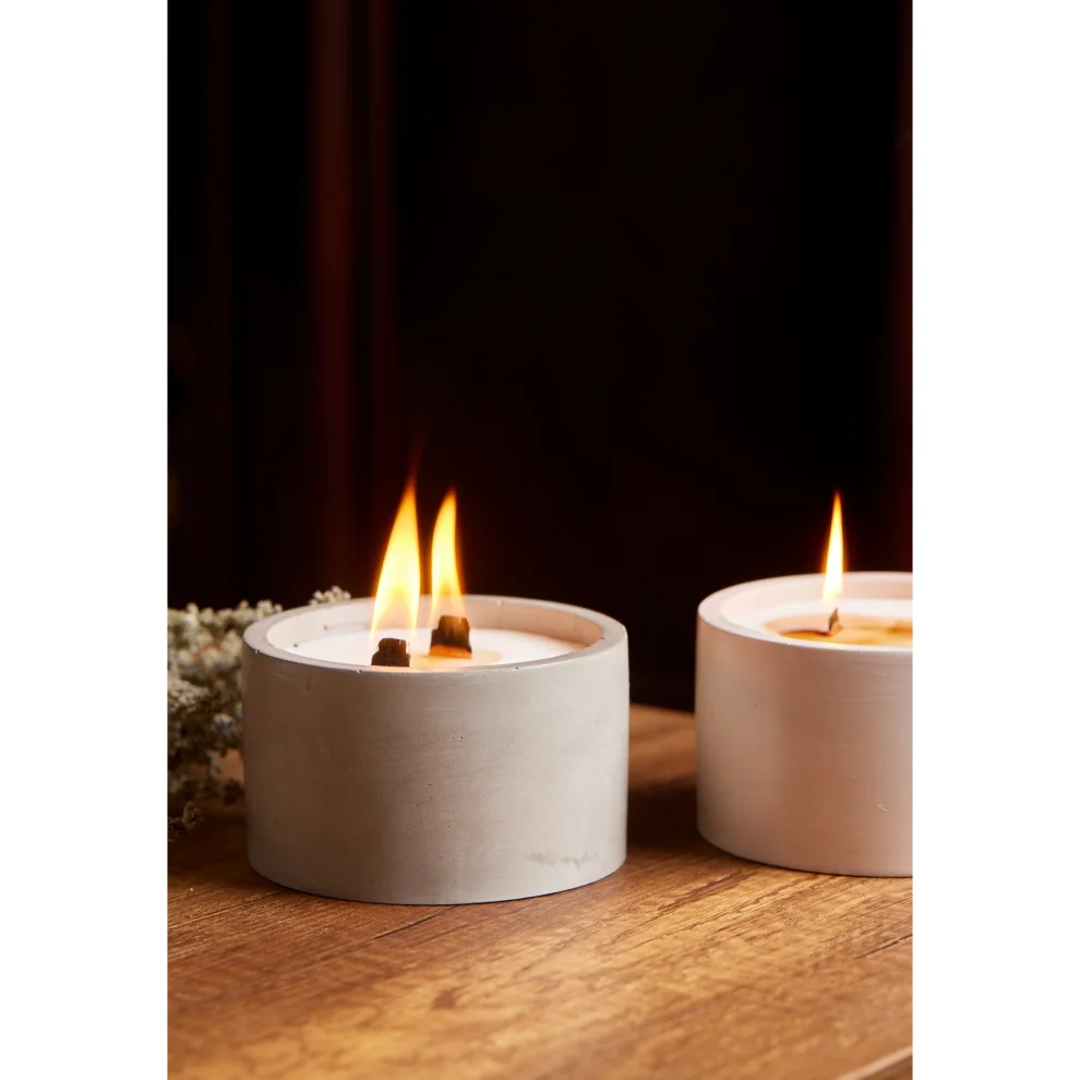 Duo Concept - Scented Soy Candle - Concrete