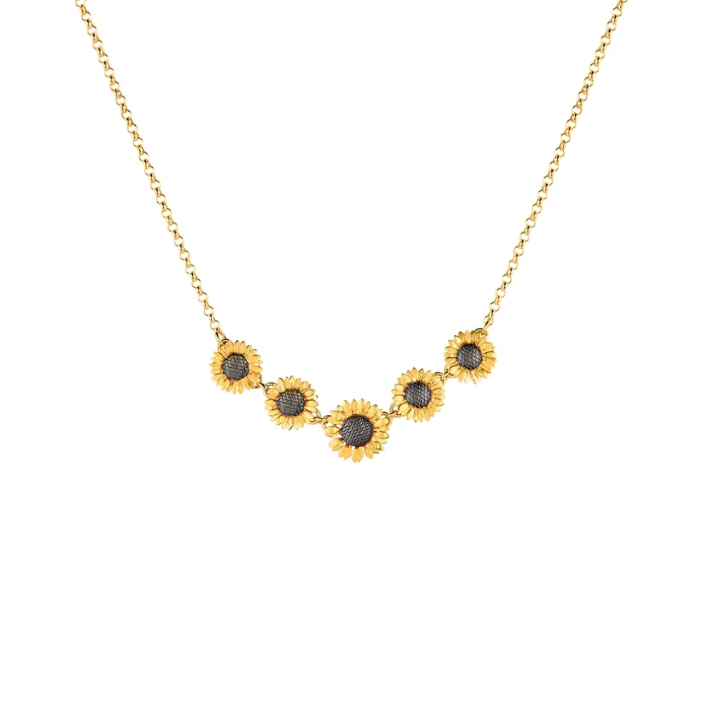 Ezra Baghaki Jewellery - Sunflowers Necklace