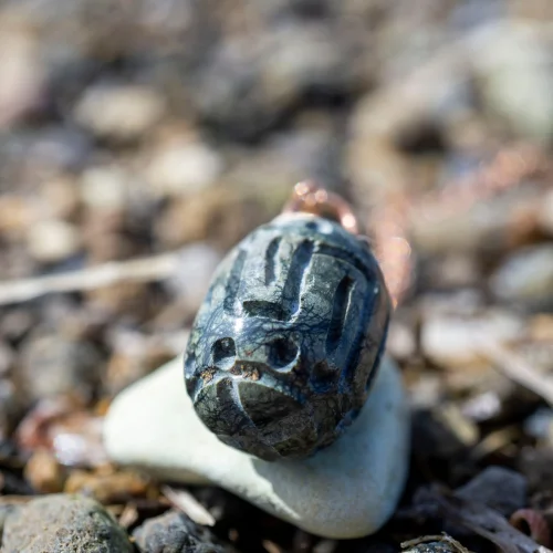 İndafelhayat - Acorn Figured Serpentine Necklace