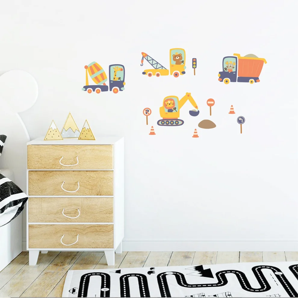 Jüppo - Heavy Vehicles Wall Sticker