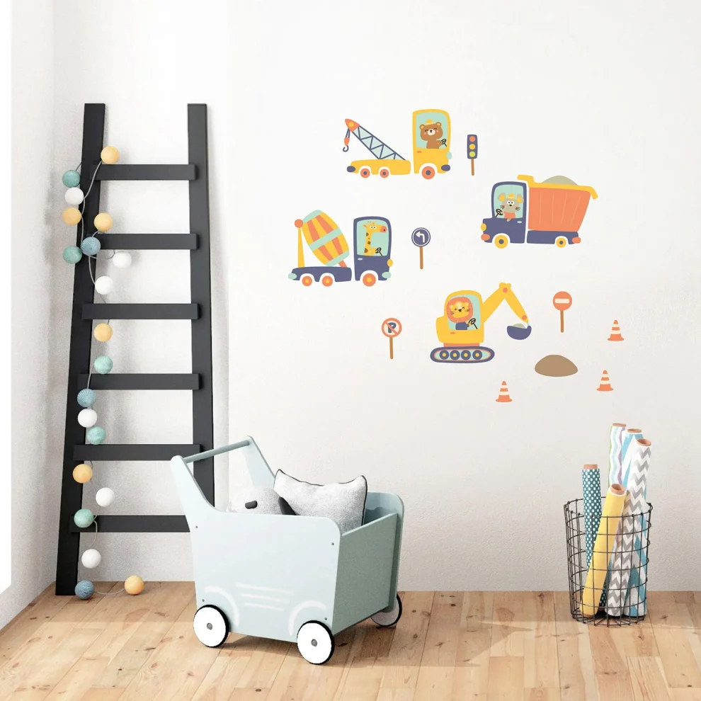 Jüppo - Heavy Vehicles Wall Sticker