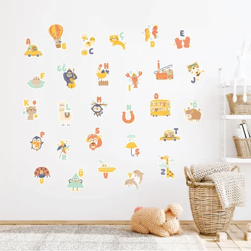 Jüppo - My First Alphabet Turkish Wall Sticker