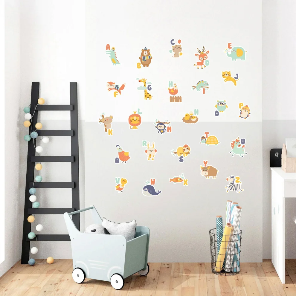 Jüppo - My First Alphabet English Wall Sticker