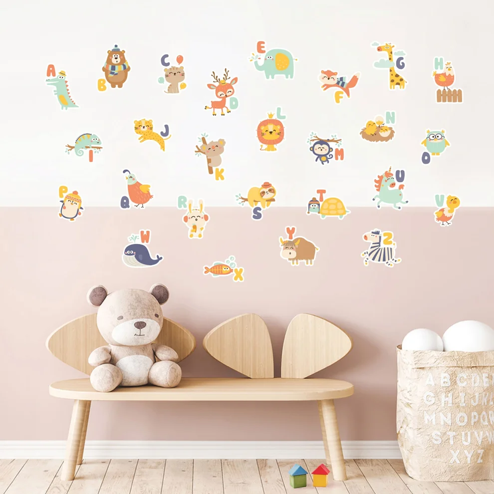 Jüppo - My First Alphabet English Wall Sticker