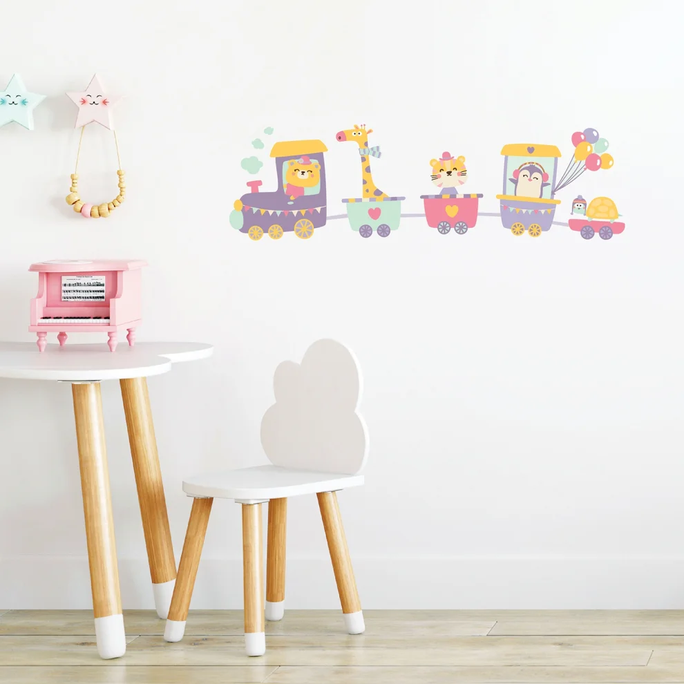 Jüppo - Happy Train Ride Wall Sticker