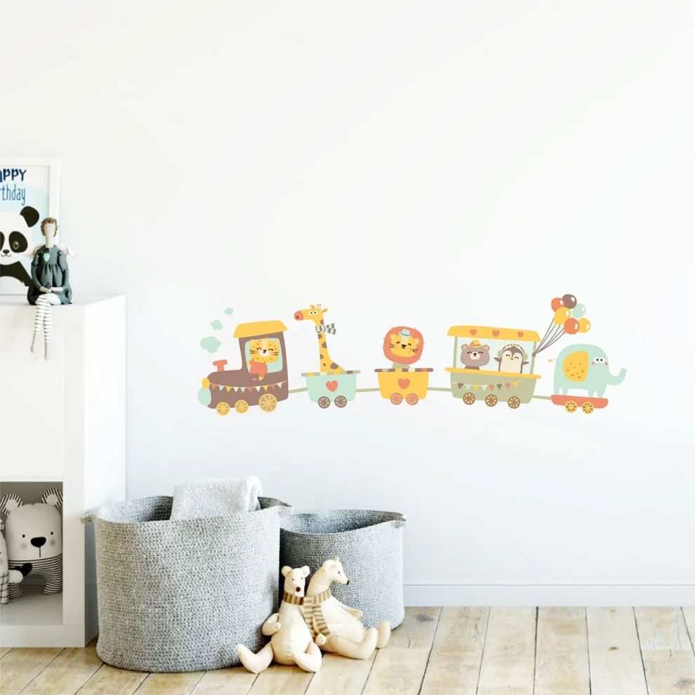 Jüppo - Express Train Ride Wall Sticker