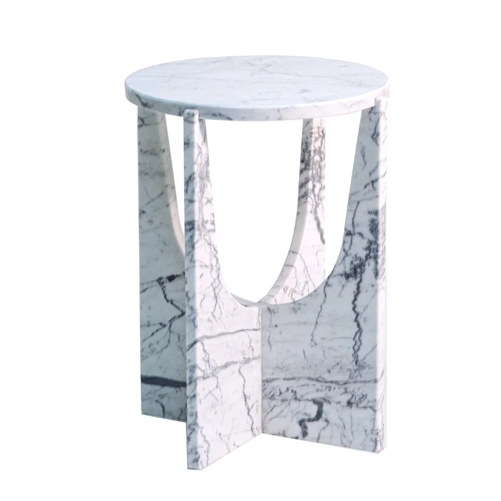 goods - Flat Marble Side Table