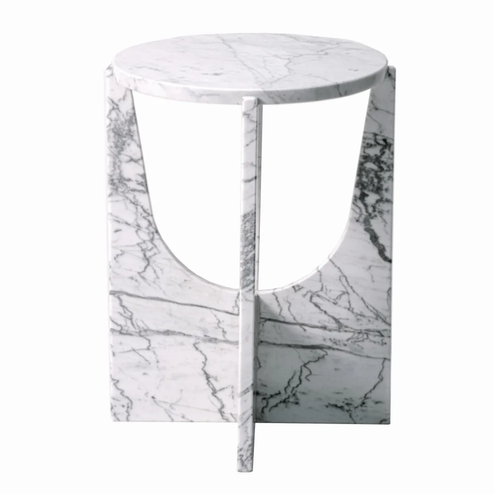 goods - Flat Marble Side Table