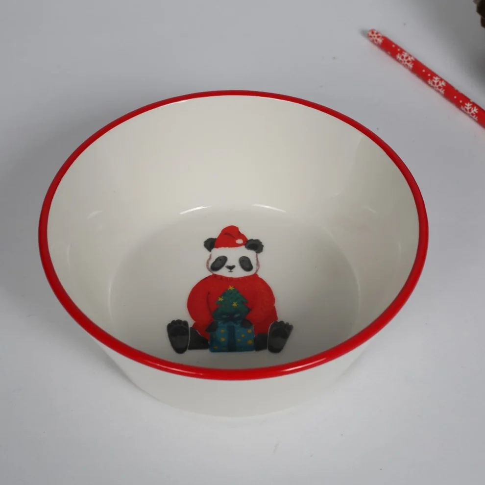 Happy Folks - Santa Panda Bowl