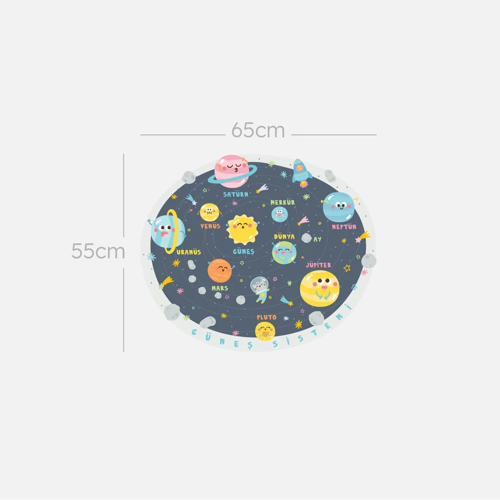 Jüppo - Solar System For Kids Wall Sticker